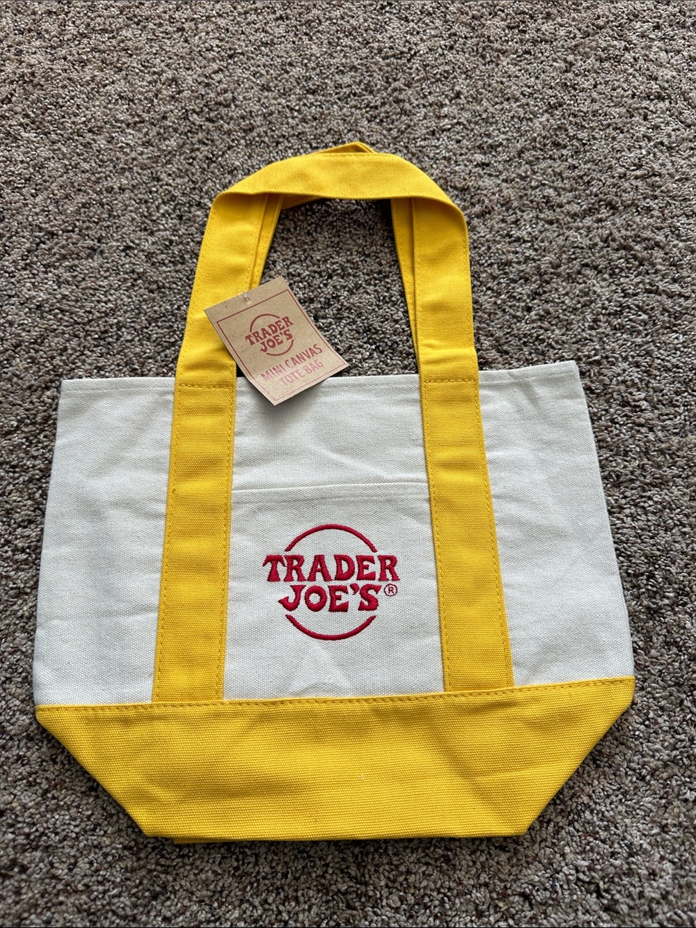 Trader Joe’s Mini Canvas Tote Bag